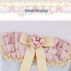 Blue and Pink Floral Strapless Dress with Bow - serendipity | CoyBunny