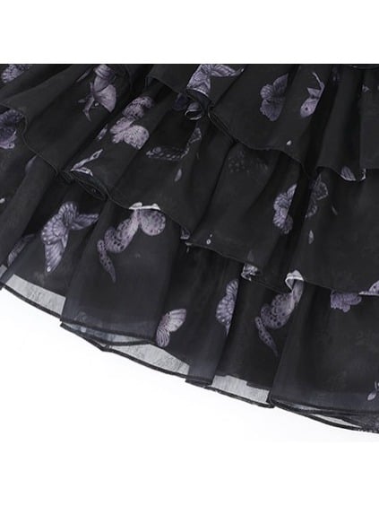 Violet Sweetheart Floral Stitched Layered JSK Gown - Yimu Walnut | CoyBunny