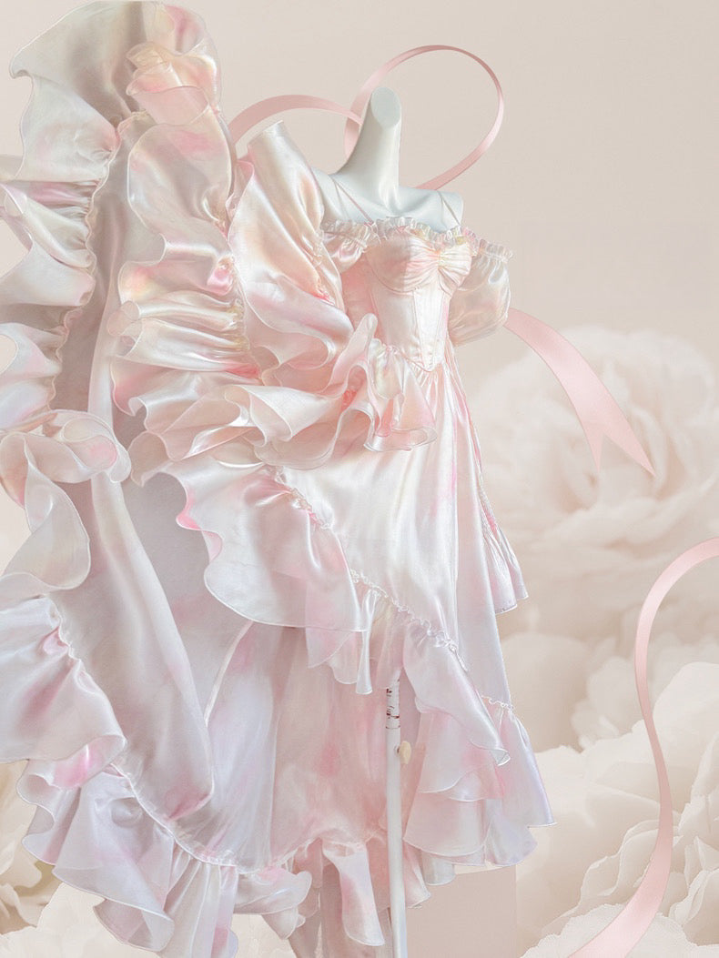 Light Pink Princess Dress Set - Sweet Lolita Hime Gown | CoyBunny