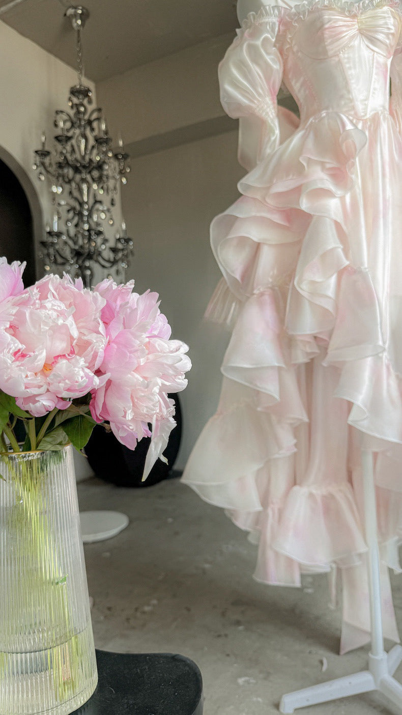 Light Pink Princess Dress Set - Sweet Lolita Hime Gown | CoyBunny