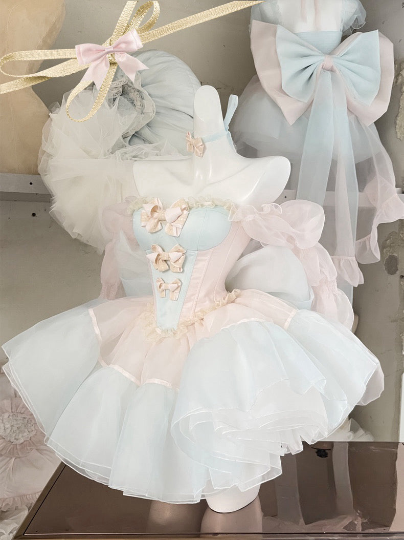 Fairy Garden Princess Dress Set ¨C Floral Top + Layered Skirt | CoyBunny