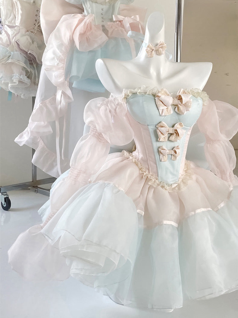 Fairy Garden Princess Dress Set ¨C Floral Top + Layered Skirt | CoyBunny