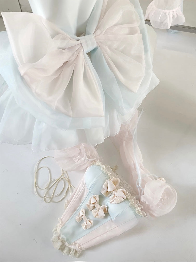 Fairy Garden Princess Dress Set ¨C Floral Top + Layered Skirt | CoyBunny