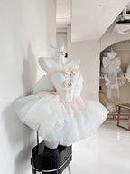Fairy Garden Princess Dress Set ¨C Floral Top + Layered Skirt | CoyBunny