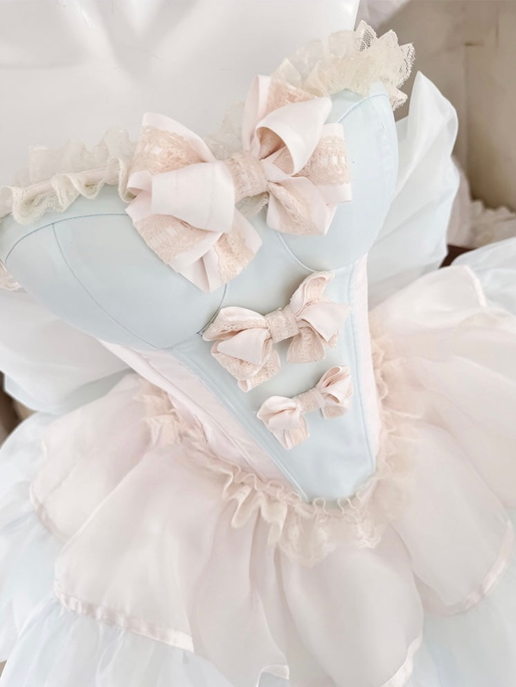 Fairy Garden Princess Dress Set ¨C Floral Top + Layered Skirt | CoyBunny