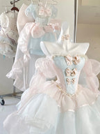 Fairy Garden Princess Dress Set ¨C Floral Top + Layered Skirt | CoyBunny