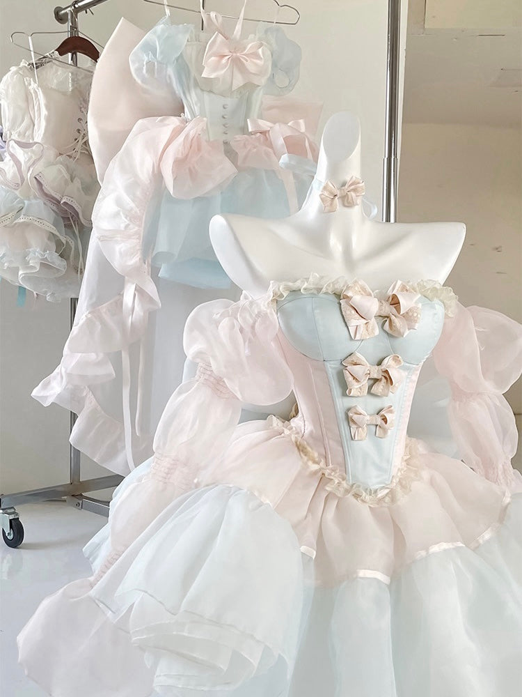 Fairy Garden Princess Dress Set ¨C Floral Top + Layered Skirt | CoyBunny