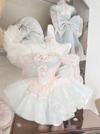 Fairy Garden Princess Dress Set ¨C Floral Top + Layered Skirt | CoyBunny
