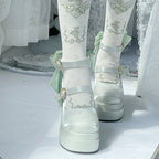 Fairy Lily Lolita Satin Mary Jane Shoes | CoyBunny