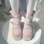 Fairy Lily Lolita Satin Mary Jane Shoes | CoyBunny