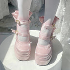 Fairy Lily Lolita Satin Mary Jane Shoes | CoyBunny