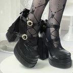 Fairy Lily Lolita Satin Mary Jane Shoes | CoyBunny