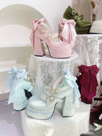 Fairy Lily Lolita Satin Mary Jane Shoes | CoyBunny