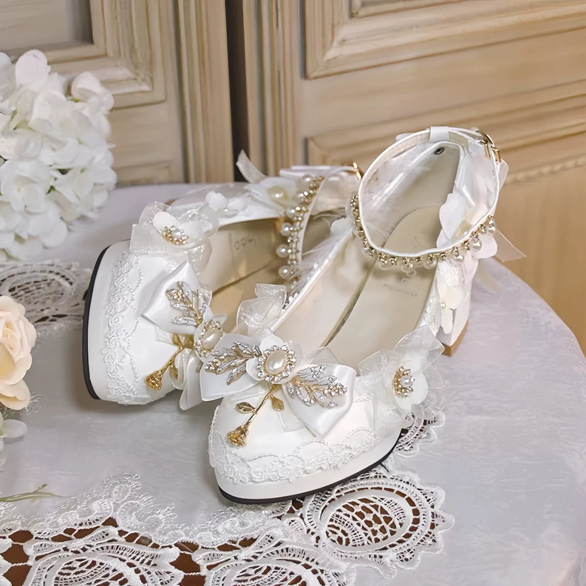 Lolita Tea Party Shoes ¨C Handmade High Heels | CoyBunny