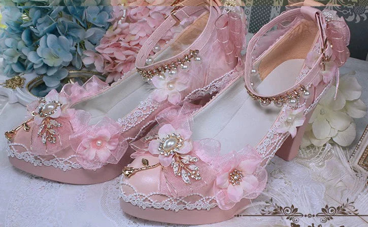 Lolita Tea Party Shoes ¨C Handmade High Heels | CoyBunny