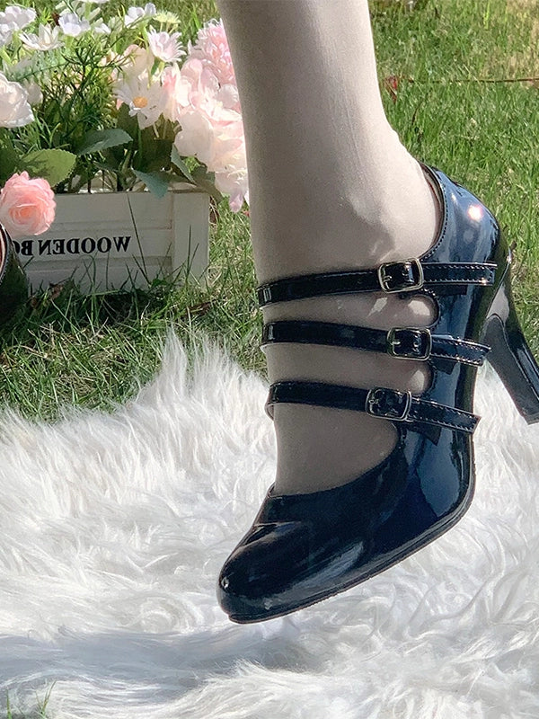 34-41 Classic Pointed Elegant Classic Mary Jane Shoes | CoyBunny
