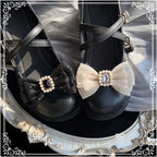 Handmade Lolita Shoe Clips - Removable Bow Shoe Flower | CoyBunny