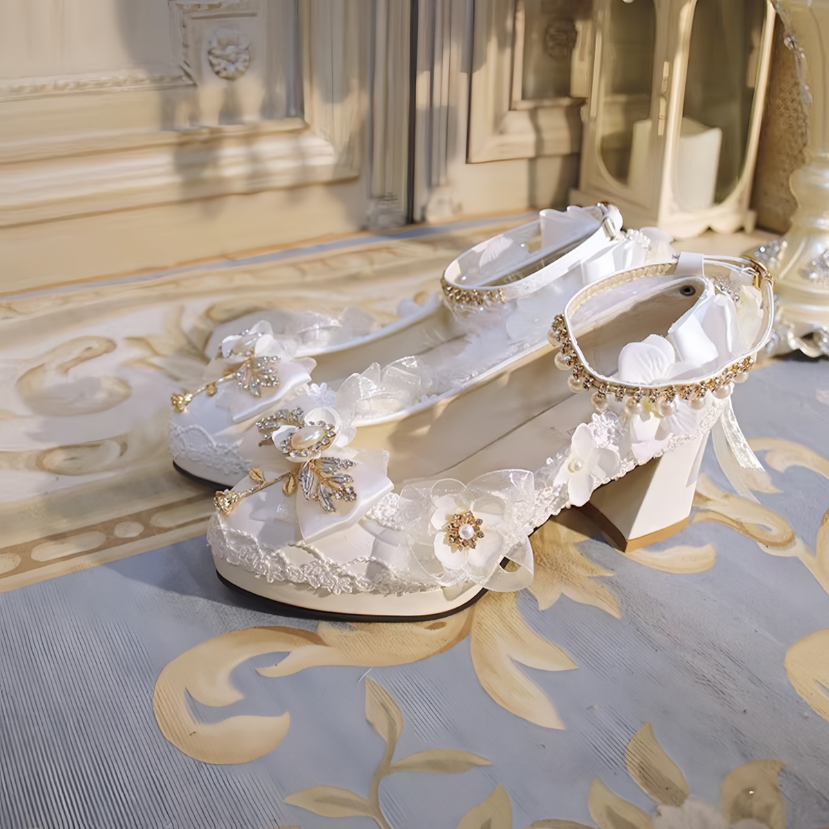 Lolita Tea Party Shoes ¨C Handmade High Heels | CoyBunny