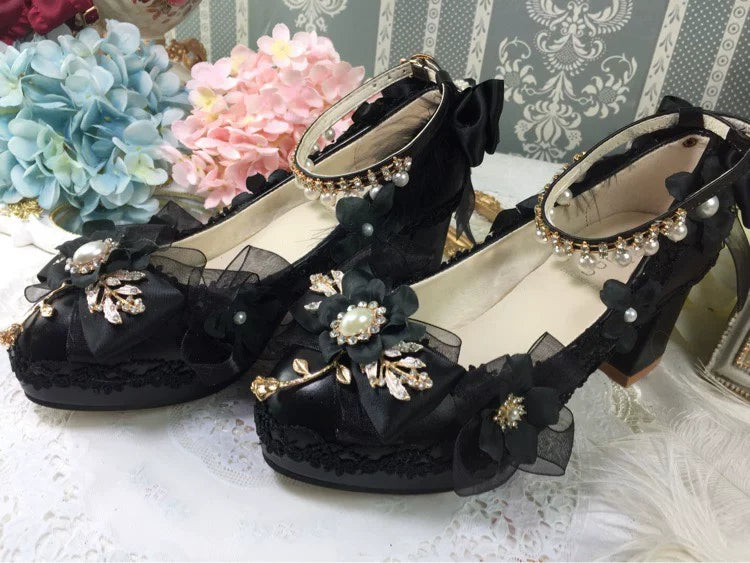 Lolita Tea Party Shoes ¨C Handmade High Heels | CoyBunny