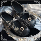 Handmade Lolita Shoe Clips - Removable Bow Shoe Flower | CoyBunny