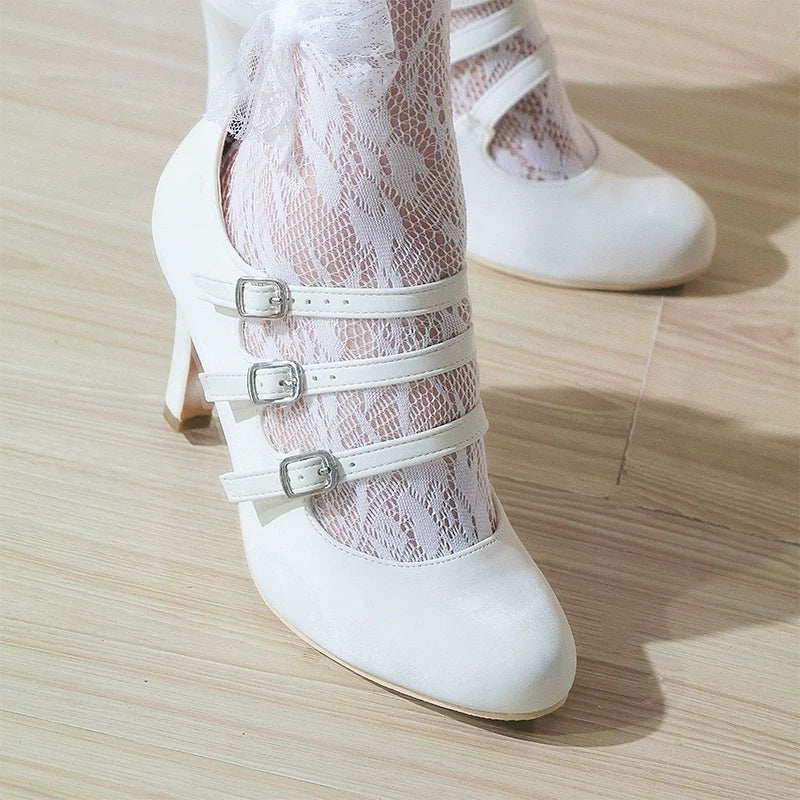 34-41 Classic Pointed Elegant Classic Mary Jane Shoes | CoyBunny