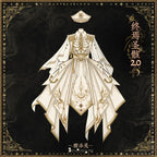 The End of the Holy Skeleton 2.0 Military Lolita OP Dress Set | Sakura Luofu | CoyBunny
