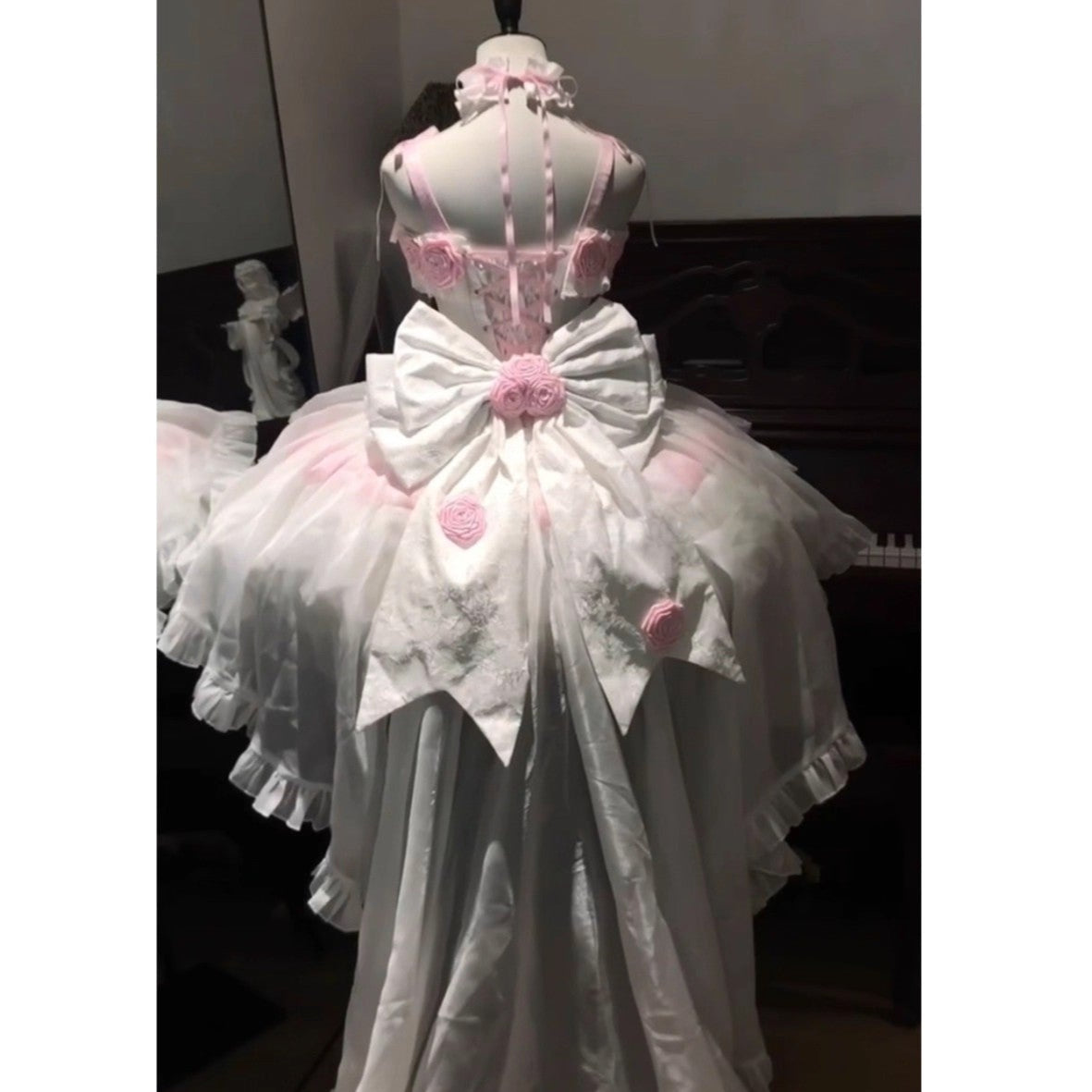 Elegant Pink White Lolita Dress BE007 | CoyBunny