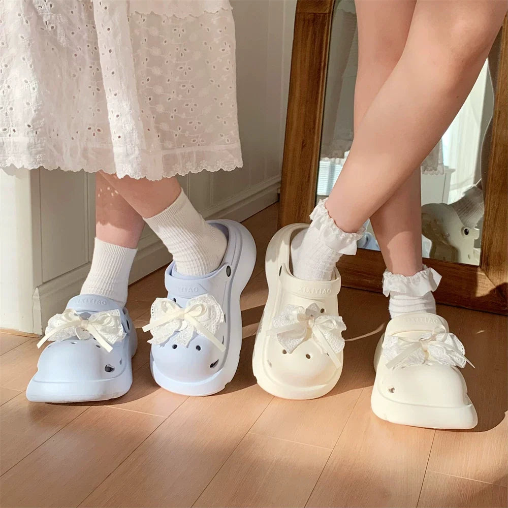 Sweet Bow Shoe Clips - Removable Lolita Shoe Accessories | CoyBunny