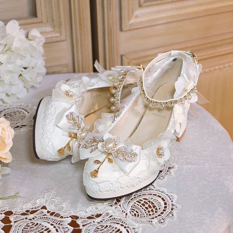 Lolita Tea Party Shoes ¨C Handmade High Heels | CoyBunny