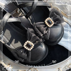 Handmade Lolita Shoe Clips - Removable Bow Shoe Flower | CoyBunny