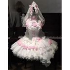 Elegant Pink White Lolita Dress BE007 | CoyBunny
