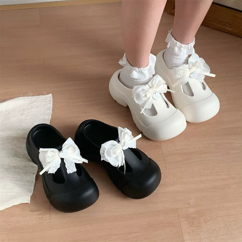 Sweet Bow Shoe Clips - Removable Lolita Shoe Accessories | CoyBunny