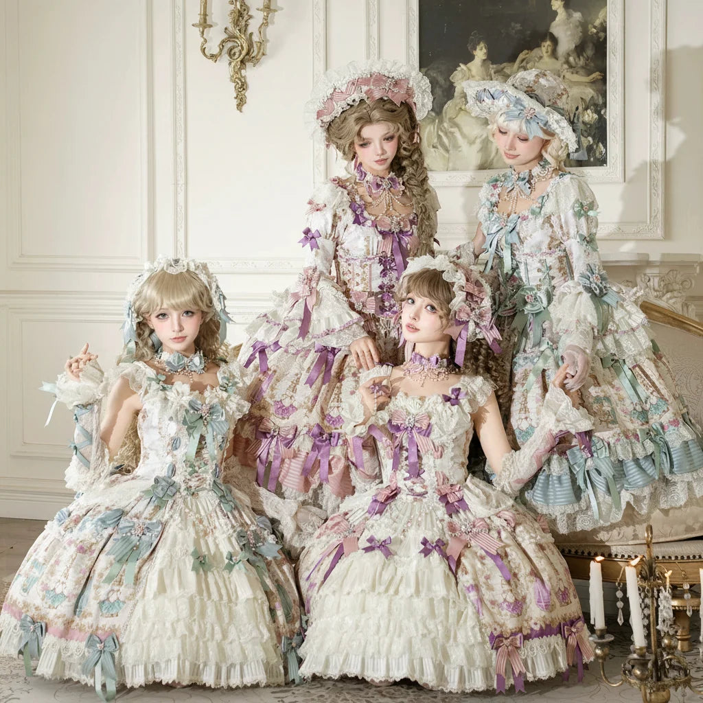 Lolita JSK & Dress ¨C Antique Gem Fragrance Series | Twin Bear | CoyBunny