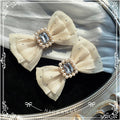 Handmade Lolita Shoe Clips - Removable Bow Shoe Flower | CoyBunny