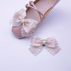 Pink Fairy Princess Bow Shoe Clips - Sweet Lolita Accessories | CoyBunny