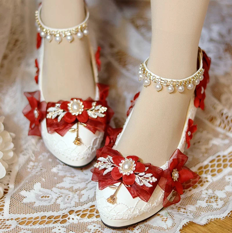 Lolita Tea Party Shoes ¨C Handmade High Heels | CoyBunny