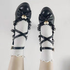 35-45 Waterproof Platform Cross Strap Lolita Princess Lolita Shoes | CoyBunny
