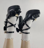 35-45 Waterproof Platform Cross Strap Lolita Princess Lolita Shoes | CoyBunny