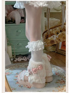 37-40 Sweet Winter Warm Bow Rabbit Fur Thick Snow Boots | CoyBunny