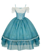 Empire Lolita Long OP Set with Belt, Chain & Choker