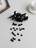 Black Embroidered Mermaid Cheongsam Lolita Set with Choker