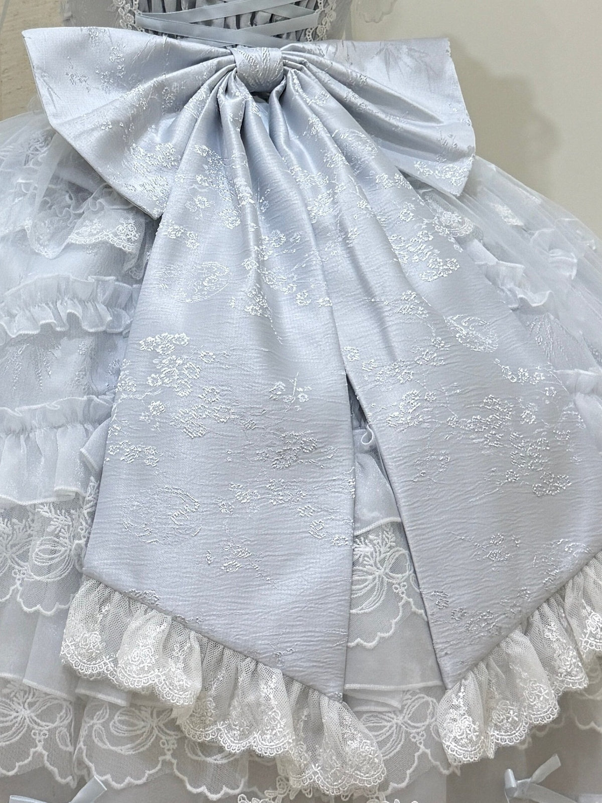 Blue Hime Lolita Wedding JSK Dress Set | Sweet Princess Gown