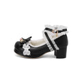 30-39 Lolita Sweet Butterfly-knot Cross Strap Pumps Lolita Shoes | CoyBunny