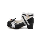 30-39 Lolita Sweet Butterfly-knot Cross Strap Pumps Lolita Shoes | CoyBunny