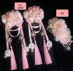 Rose Flower Tassel Hairclip - sedef | CoyBunny