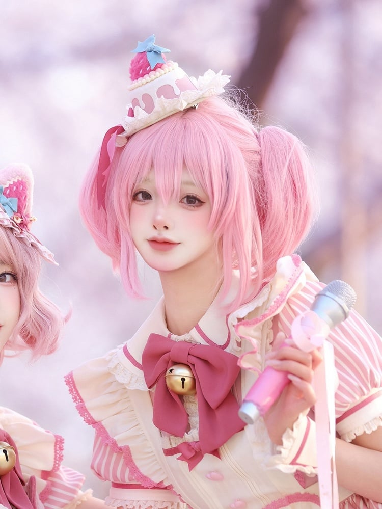 Strawberry Cake Mini Hat, Sweet Pink Design - Sakurahime | CoyBunny