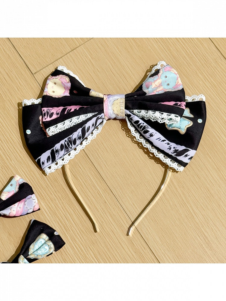 Lace-Trimmed Bow Headpiece in Three Shades - Sweet Dream Shop | CoyBunny
