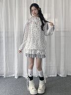 White Star-Print Hooded UV-Protective Jacket | CoyBunny