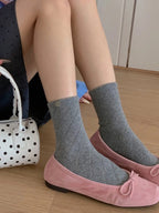 Diamond Pattern Socks - Elegant Daily Lolita Hosiery | CoyBunny