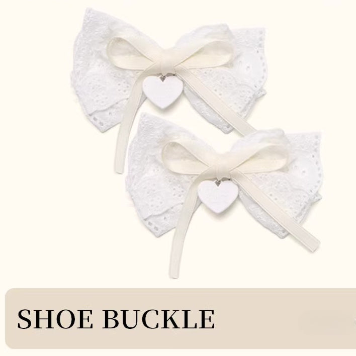 Sweet Bow Shoe Clips - Removable Lolita Shoe Accessories | CoyBunny